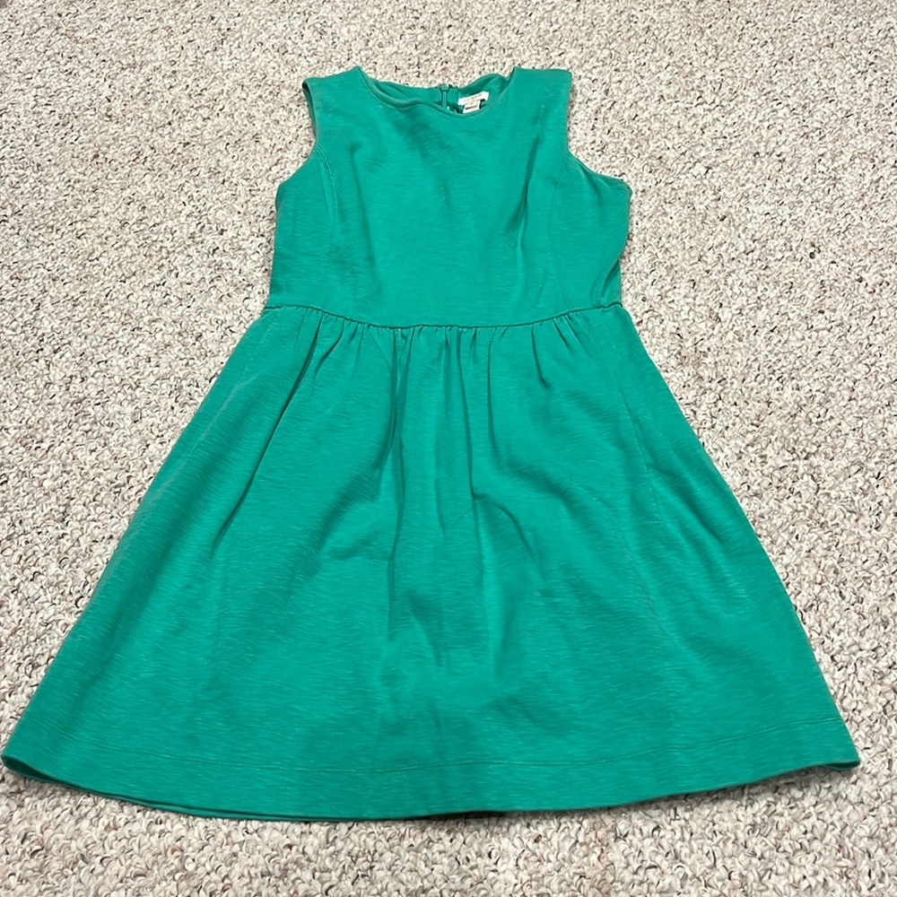 J Crew Daybreak Mid Length A-Line Sleeveless Dress